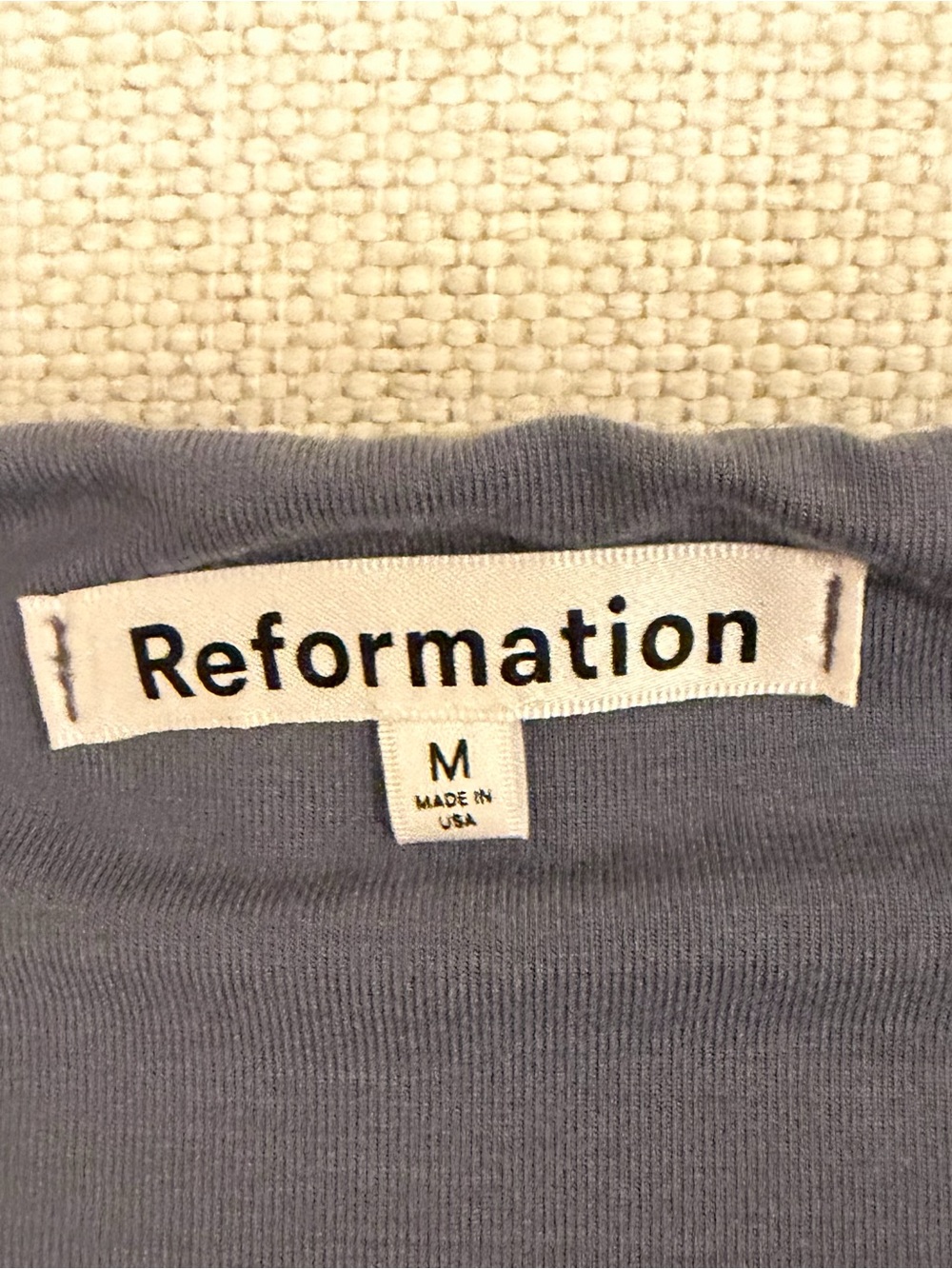 Reformation Dusty Blue Off-Shoulder Maxi Dress - Picture 11 of 11